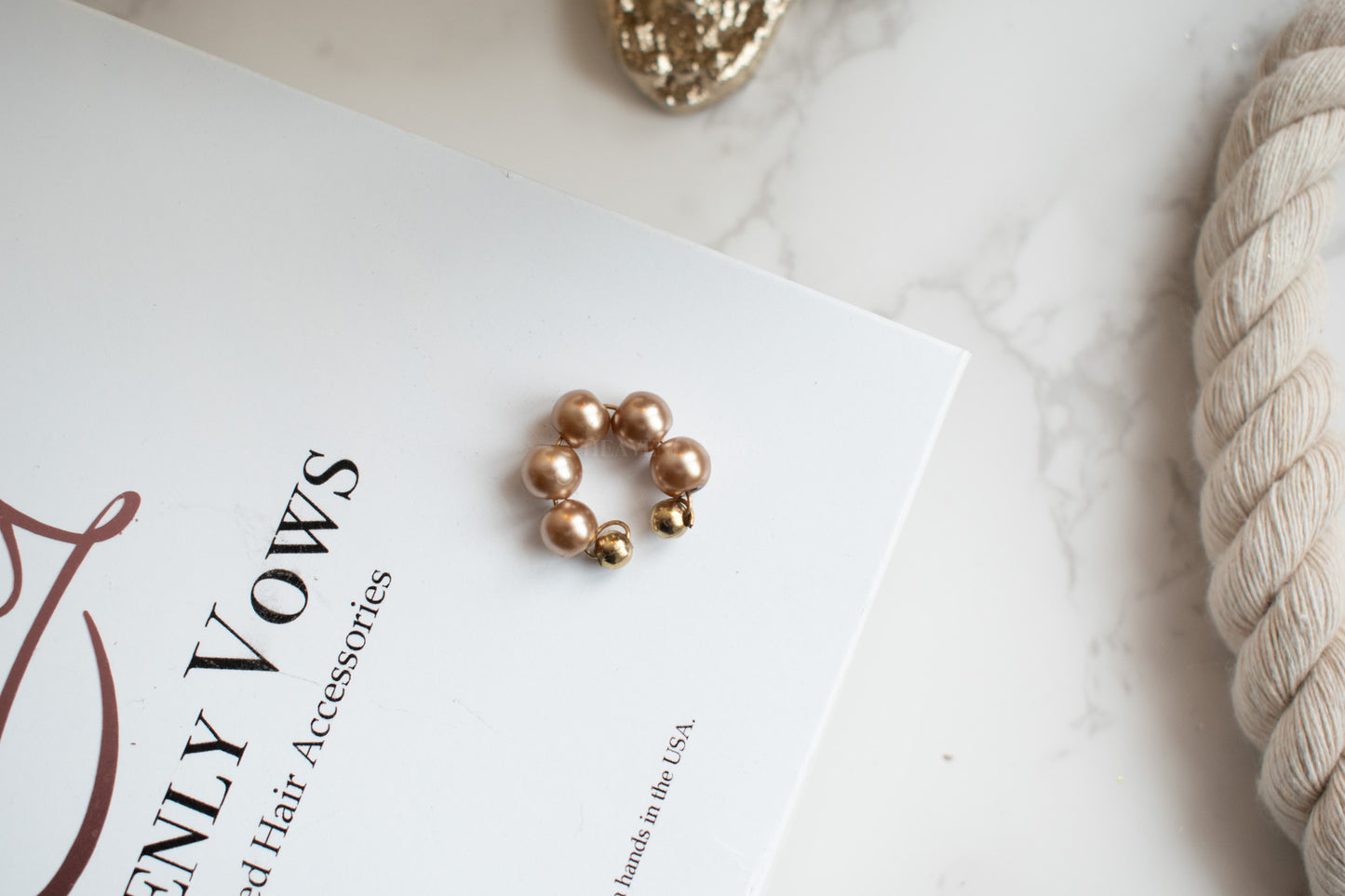 Mayela Pearled Earcuffs