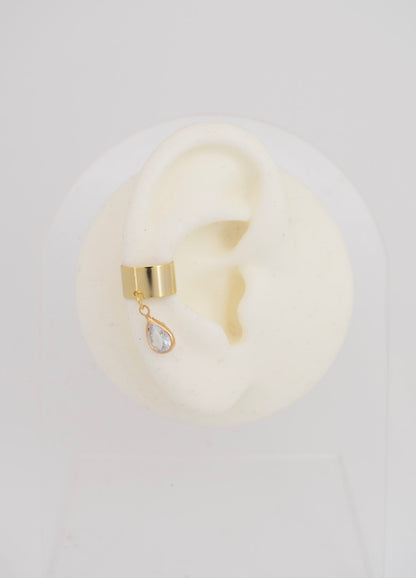 Gold Classic Charm Earcuffs