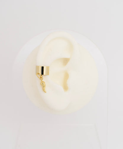 Gold Classic Charm Earcuffs