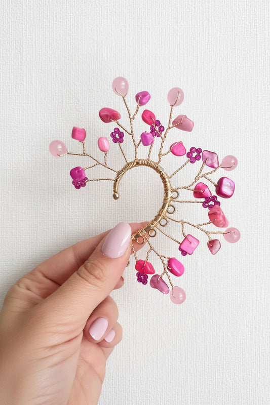 Oh Lala Pink Stones Ear Piece