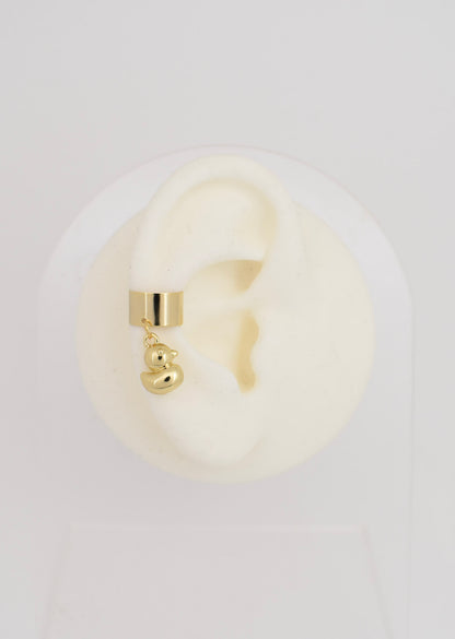 Gold Classic Charm Earcuffs