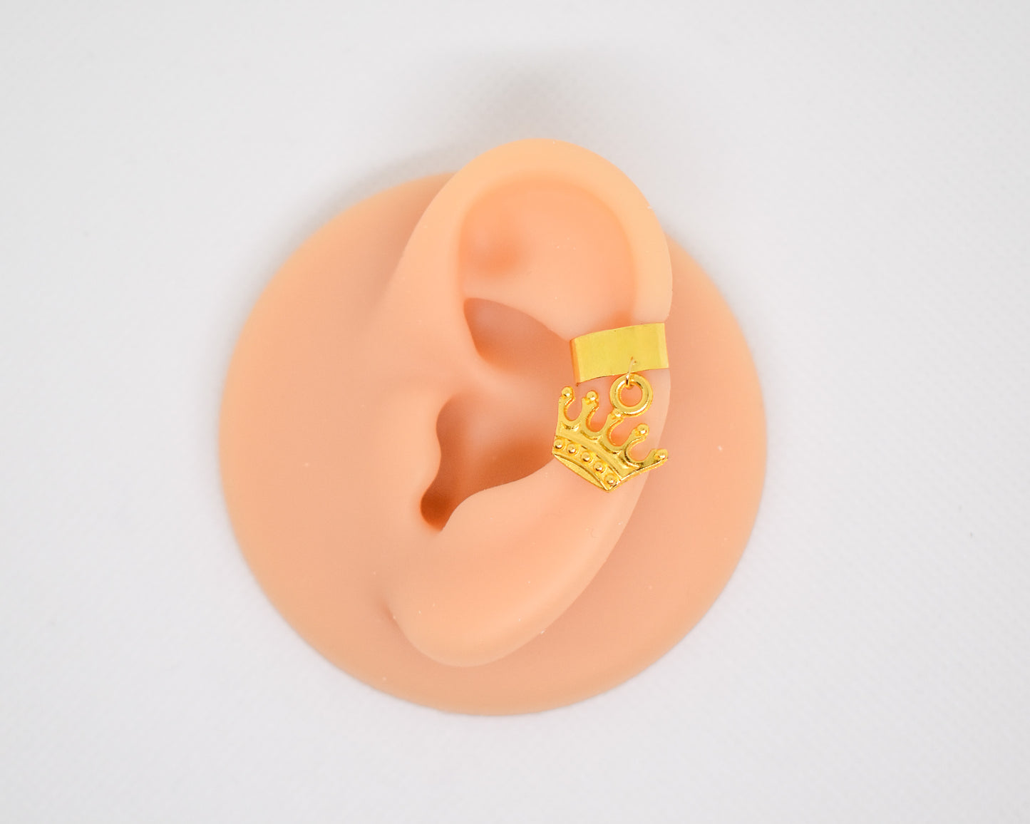 Gold Classic Charm Earcuffs