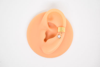Gold Classic Charm Earcuffs
