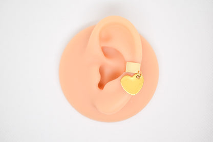 Gold Classic Charm Earcuffs