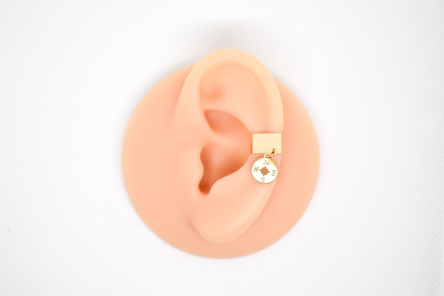 Gold Classic Charm Earcuffs