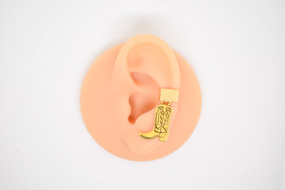 Gold Classic Charm Earcuffs