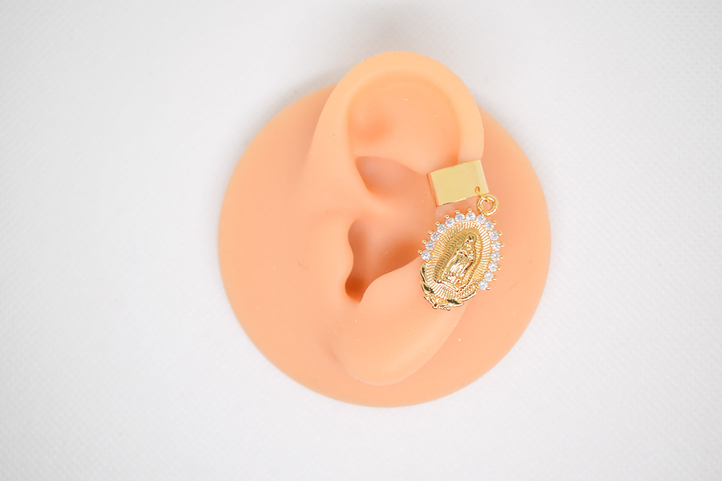 Gold Classic Charm Earcuffs