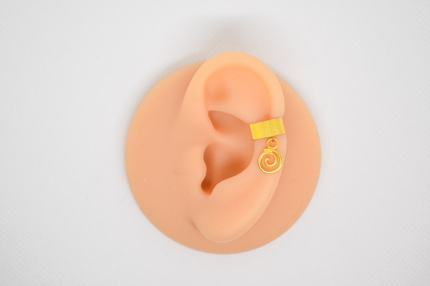 Gold Classic Charm Earcuffs