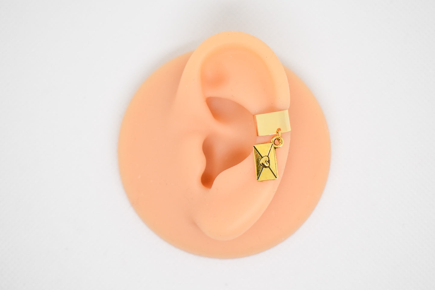 Gold Classic Charm Earcuffs