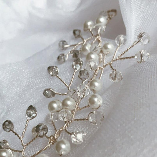 Sara  Bridal Headpiece - HEAVENLY VOWS