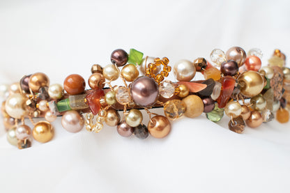 Marcela Multicoloured Pearls Headband