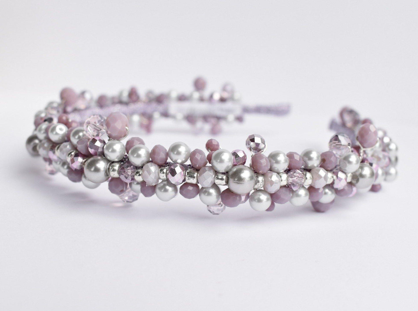 Mila The Lilac Headpiece - HEAVENLY VOWS