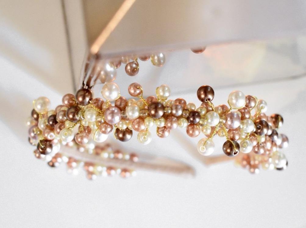 Luisa The Earthy Tones Headpiece - HEAVENLY VOWS